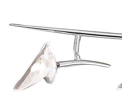 Mantra Flavia Linear Spot Light 4 Light G9 with Adjustable Heads, Polished Chrome
