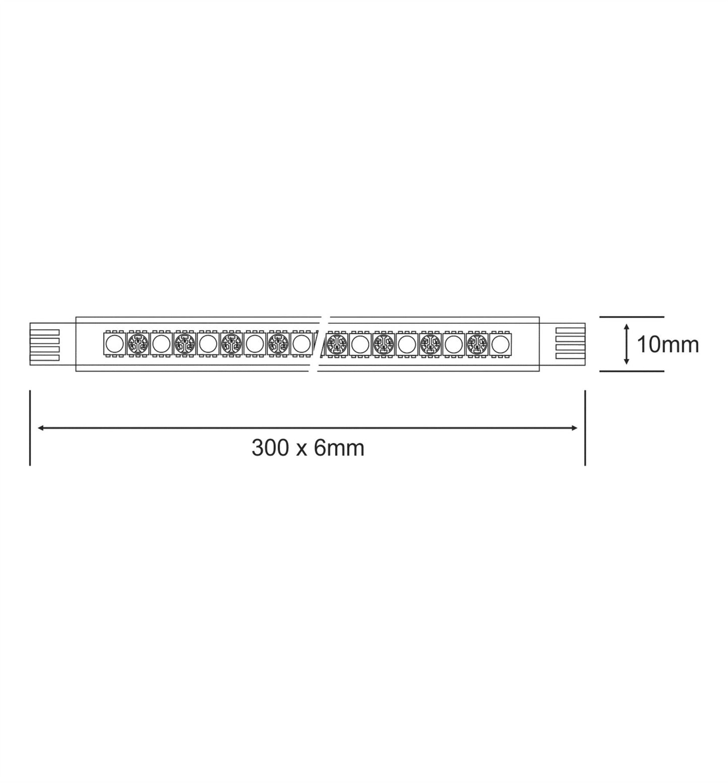 Techtouch Axis Warm White Kit 4x9 LED Rigid Strips (3W) Strip