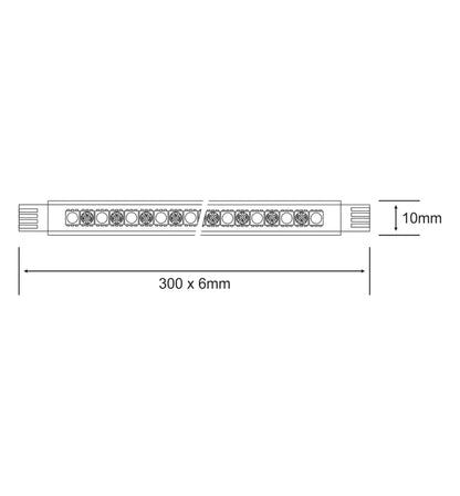 Techtouch Axis Warm White Kit 4x9 LED Rigid Strips (3W) Strip