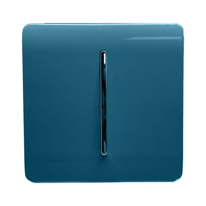 Trendi 1 Gang 3 Way Intermediate Artistic Modern Glossy 10 Amp Rocker Tactile Midnight Blue