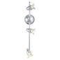 Diyas Habo On Linear Bar 3 Light GU10 Polished Chrome