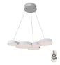 Mantra Fusion M5762 Lunas Pendant 63.5cm x 46.3cm 43W LED 3000K, 2120lm, RF Remote Control White, 3yrs Warranty