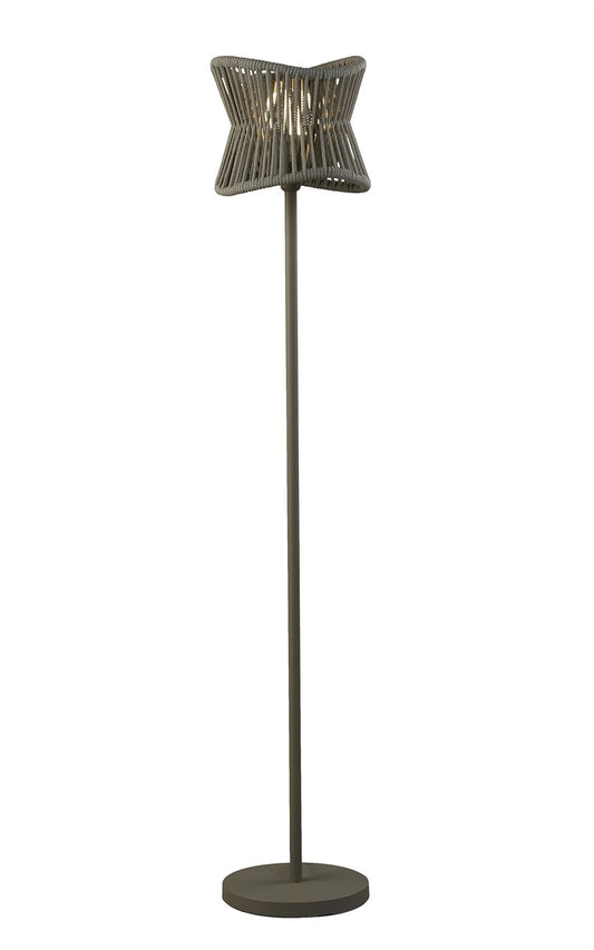 Mantra Fusion Polinesia Floor Lamp, 1 x E27, IP44, Beige Oscu, 2yrs Warranty