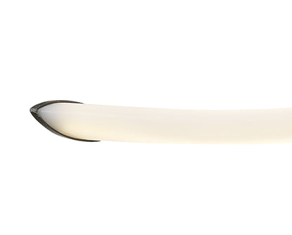 Mantra Armonia Semi Flush Large Ribbons, Dimmable, 60W LED, 3000K, 4500lm, Titanium/Frosted Acrylic, 3yrs Warranty Ceiling