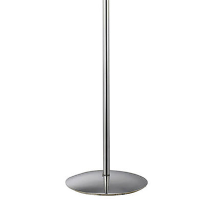 Diyas Cygnet Floor Lamp 6 Light G4 Polished Chrome/White Glass/Crystal, NOT LED/CFL Compatible Item Weight: 15kg