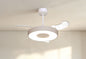 Coin Fan Mini Smart 40cm 36W LED Dimmable Ceiling With Built-In 25W DC Fan, 3000-5000K Remote, APP, Alexa & Google Voice Control, 5710lm, Beige