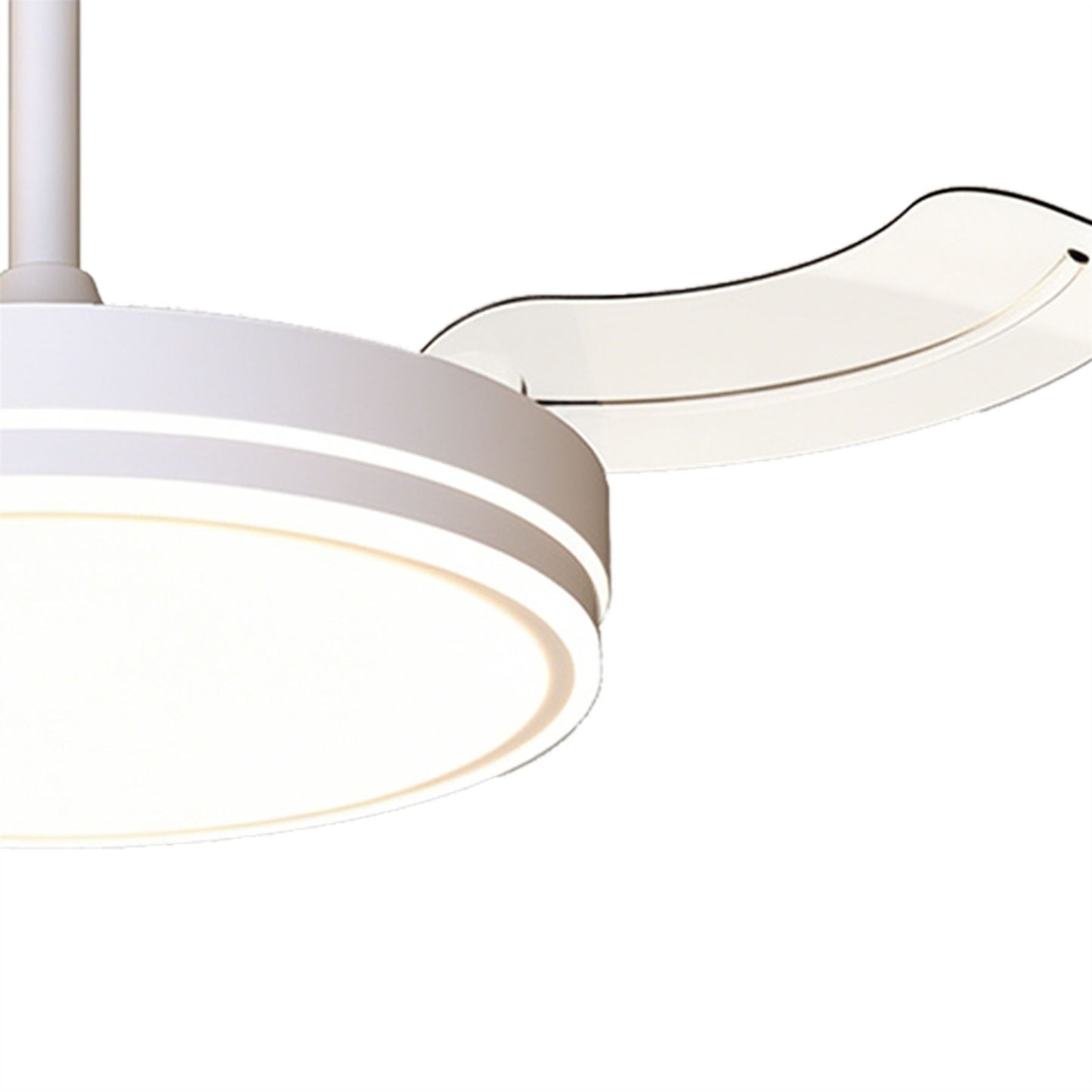 Luna 42cm 30W LED Dimmable Ceiling Light With Built-In 24W DC Fan, 3000-5000K Remote Control, 4845lm, White, 5yrs Warranty