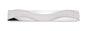 Mantra Fusion Ola Wall Light 7W LED Large Wave 3000K IP44, 630lm, Polished Chrome/Frosted Acrylic, 3yrs Warranty