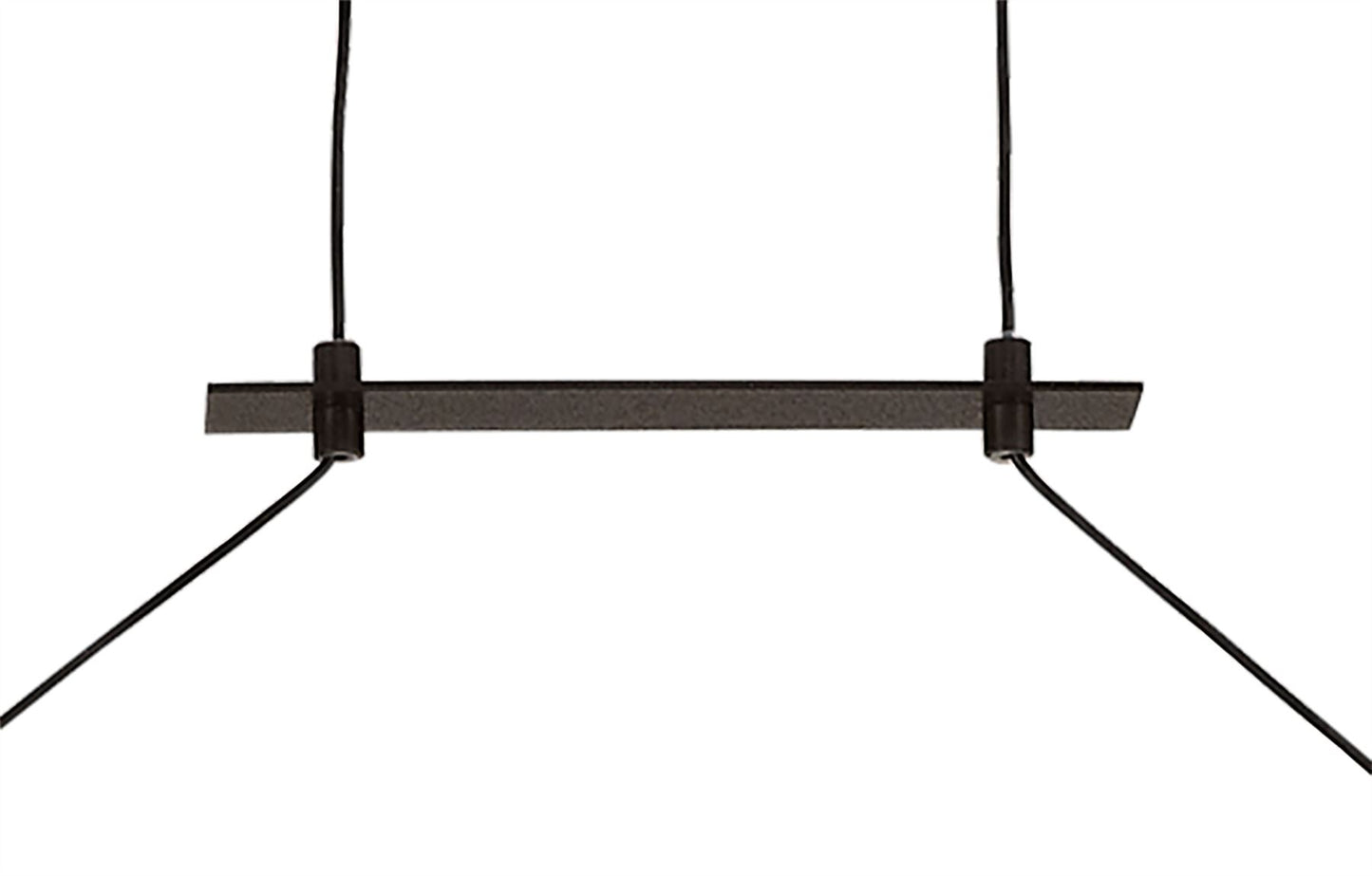 Mantra M5818 Sahara XL Linear Pendant 42W LED 2800K, 3400lm, Dimmable Frosted Acrylic, Brown Oxide, 3yrs Warranty