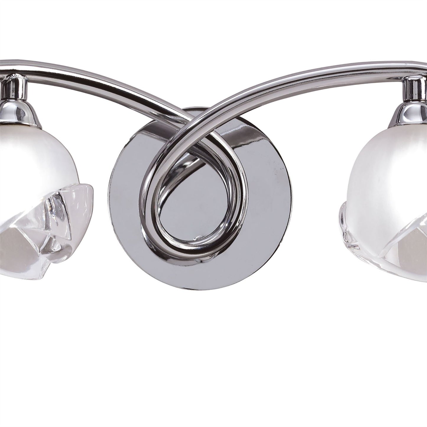 Mantra Fragma Wall Light Switched 2 Light G9, Polished Chrome