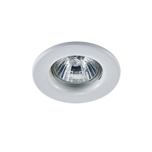 Deco Hudson GU10 Fixed Downlight White (Lamp Not Included), Cut Out: 60mm