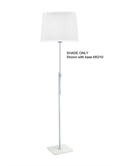 Mantra M5312 Habana White Round Shade 300/350mm x 250mm, Suitable for Floor Lamps