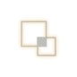 Mantra Fusion Double Ceiling/Wall Light, 48W LED, 3000K, 3600lm, White, 3yrs Warranty