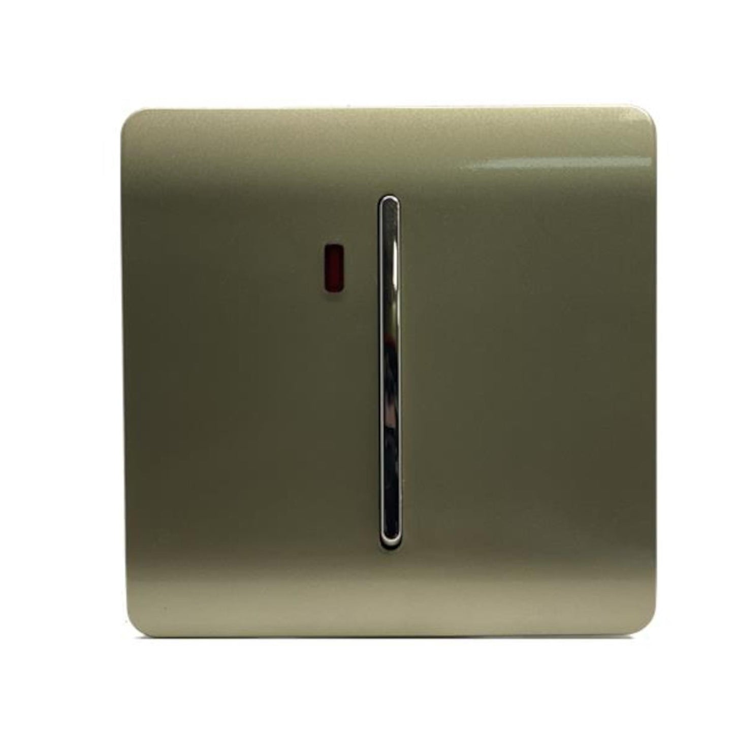 Trendi Artistic Modern 45 A Cooker Light Switch & Neon Insert Gold ART-WHS2GO