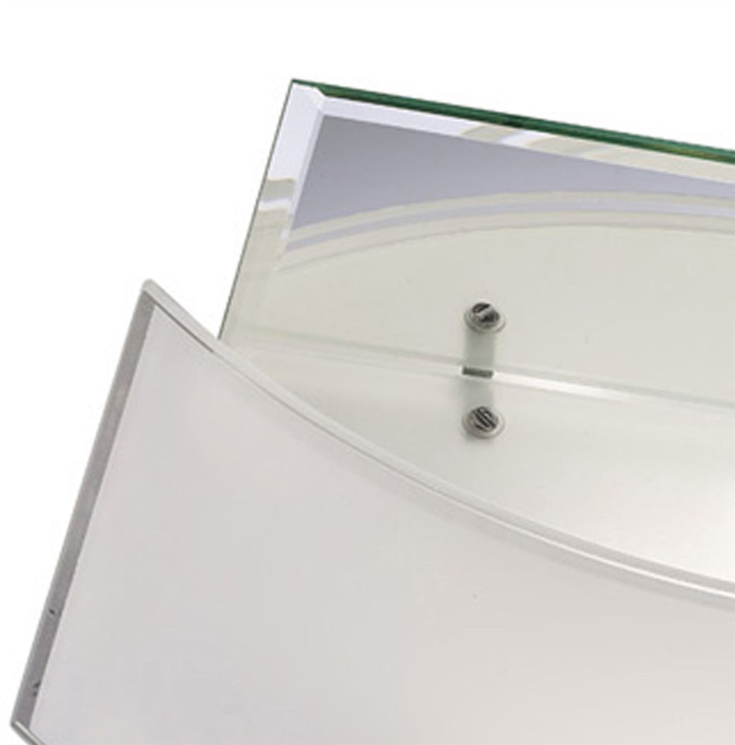 Diyas Vito Square Flush  2 Light E27 Polished Chrome/Mirror Ceiling Light Fitting