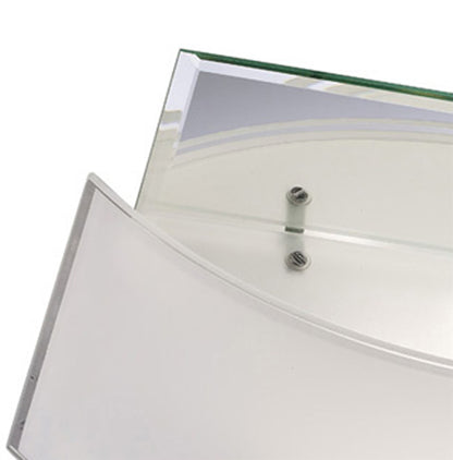 Diyas Vito Square Flush  2 Light E27 Polished Chrome/Mirror Ceiling Light Fitting