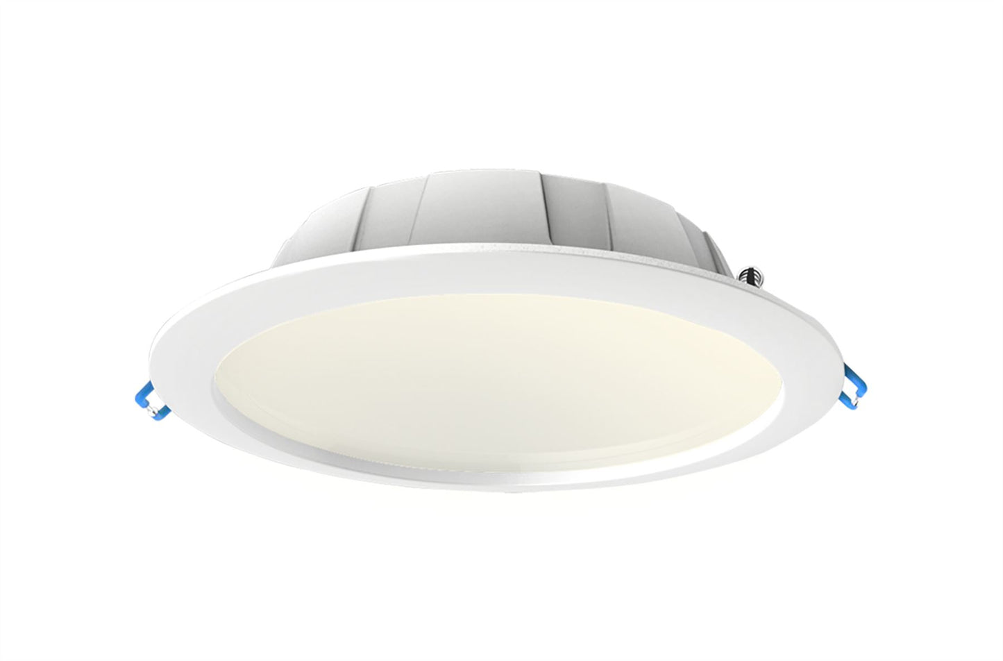 Mantra Fusion Fusion M6394 Graciosa 14.6cm Round LED Downlight, 10.8W, 3000K, 820lm, White, Cut Out 120mm, IP44, 3yrs Warranty