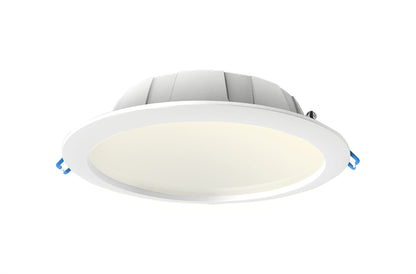 Mantra Fusion Fusion M6394 Graciosa 14.6cm Round LED Downlight, 10.8W, 3000K, 820lm, White, Cut Out 120mm, IP44, 3yrs Warranty