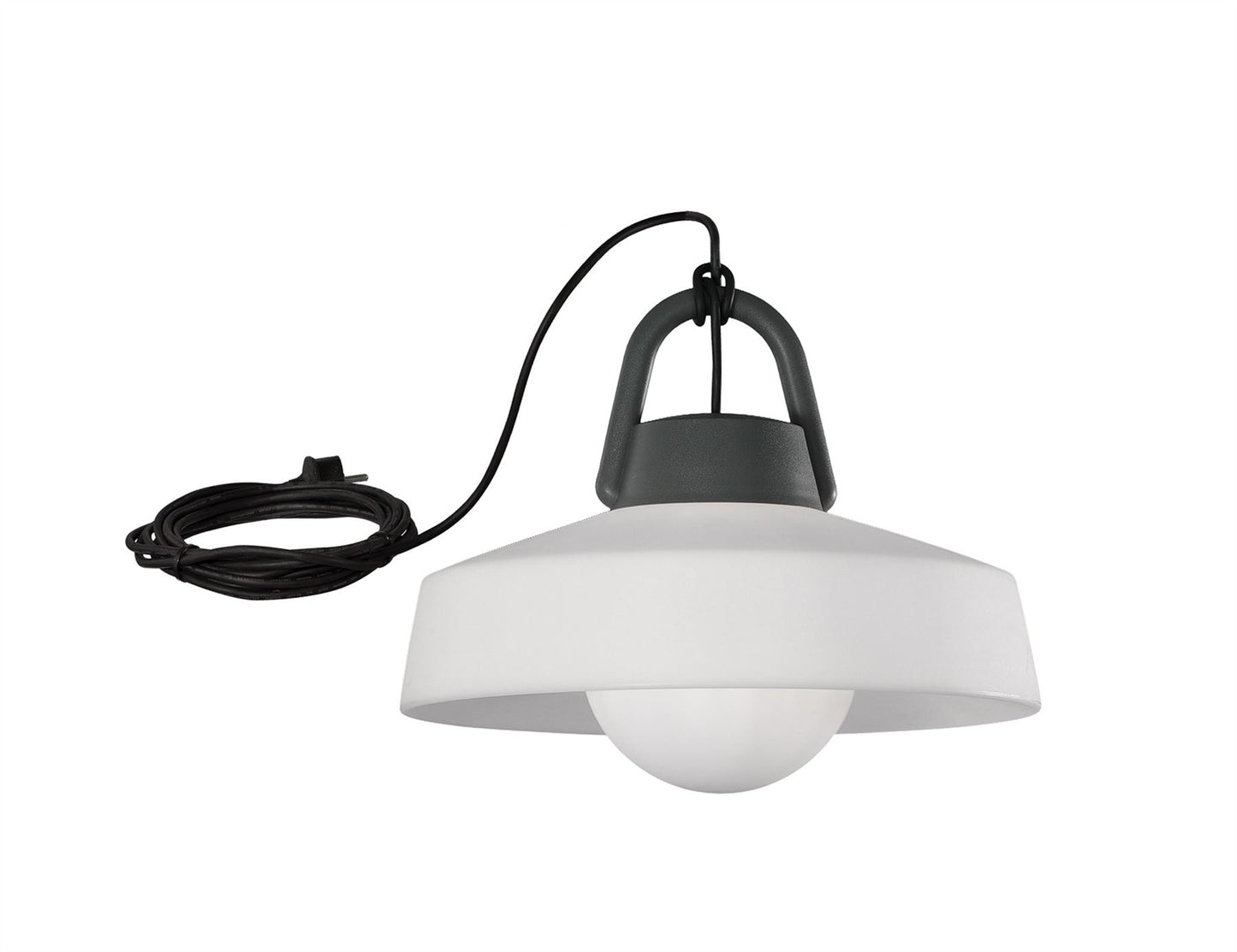 Mantra Fusion M6217 Kinke Pendant, 1 x E27, IP65, Anthracite, 2yrs Warranty