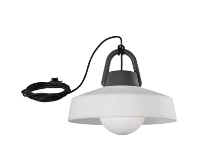 Mantra Fusion M6217 Kinke Pendant, 1 x E27, IP65, Anthracite, 2yrs Warranty