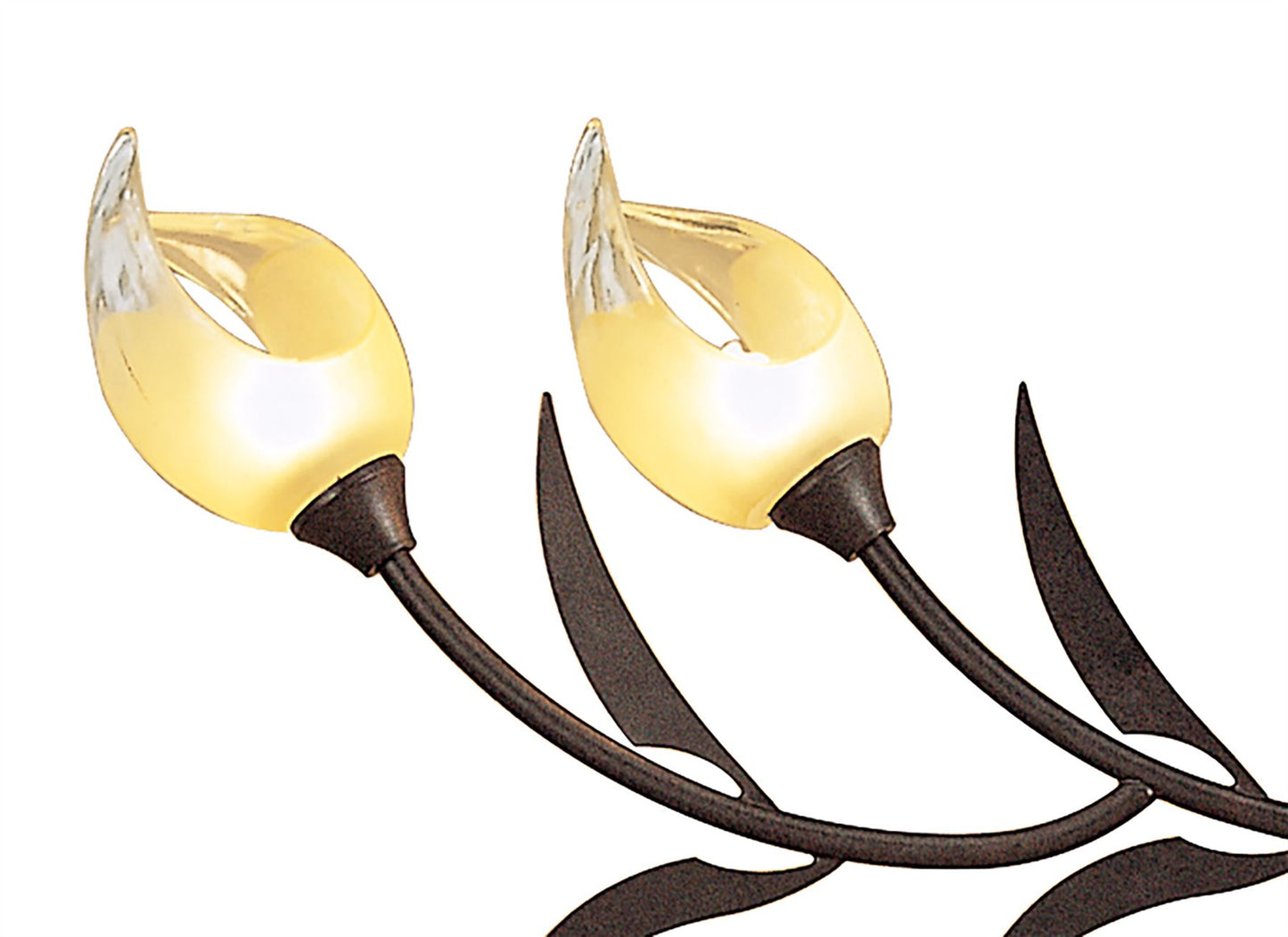 Mantra Holland Telescopic Linear Pendant Line 4 Light G9, Brown, Black Oxide