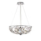 Diyas Galilea 45cm  6 Light G9 Polished Chrome/Crystal Ceiling Pendant Light Fitting