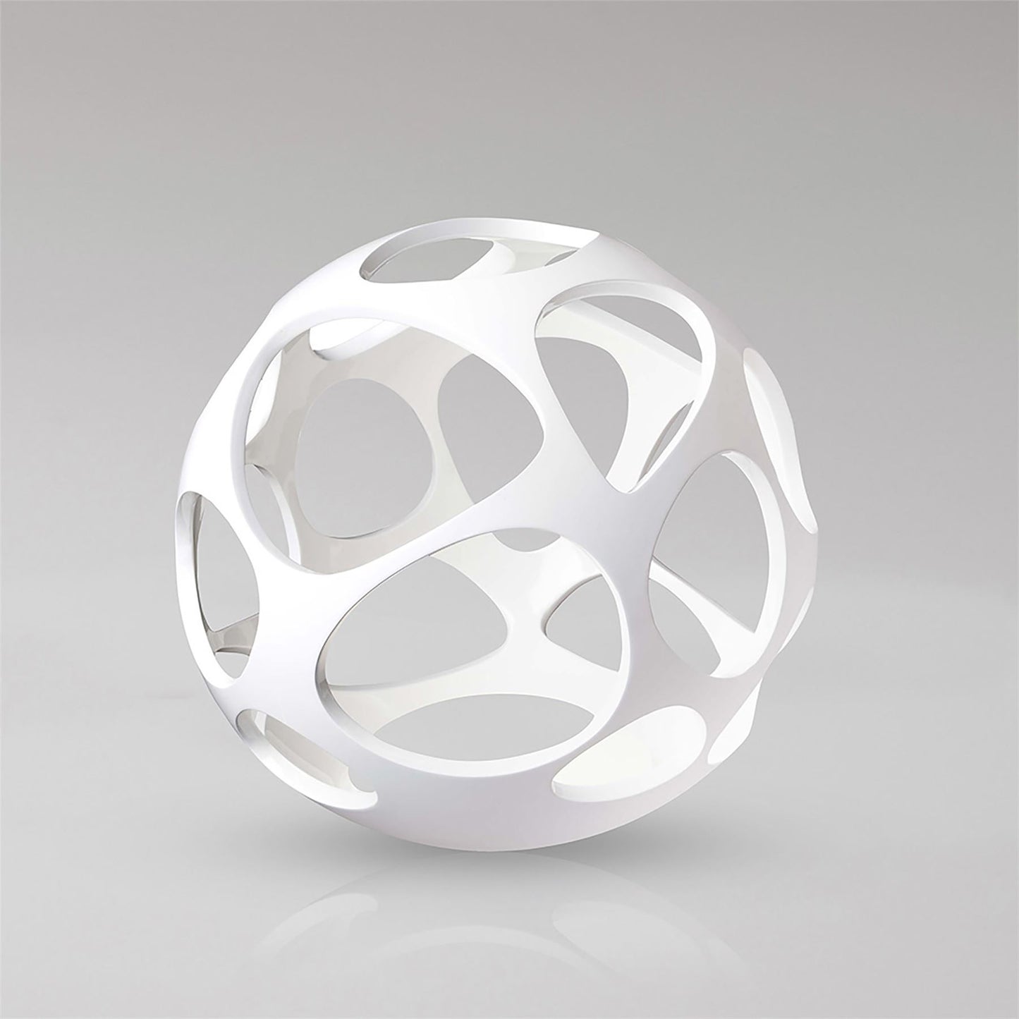 Mantra M5146 Organica Table Lamp 3 Light E27, Gloss White/Polished Chrome