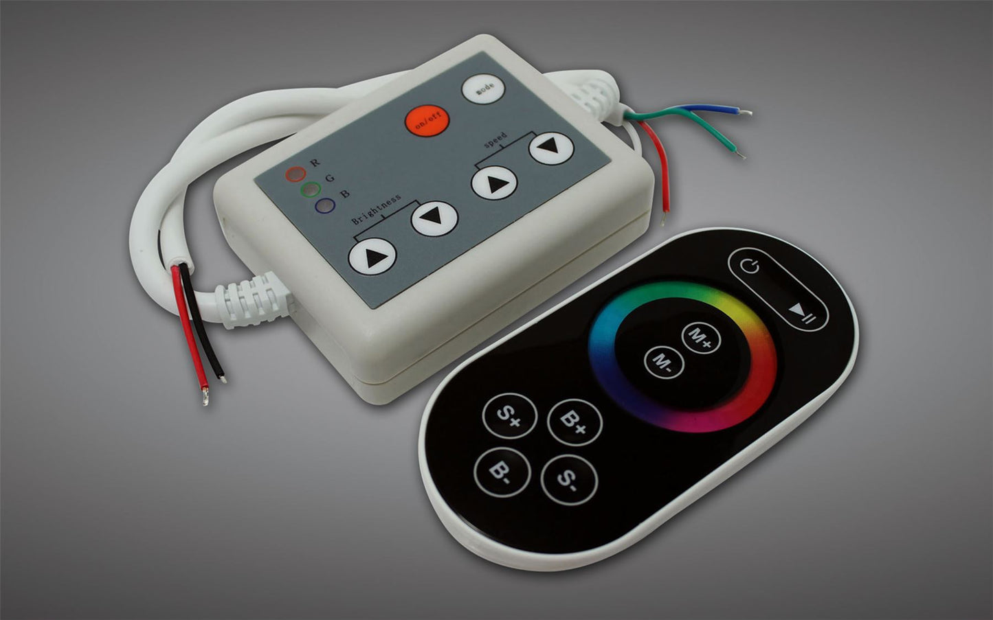 Techtouch LED Strips Touch RF Black Controller 3 Channel 144W (RGB) Controllers