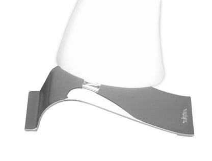 Mantra Mistral LED M3810 Mistral Table Lamp Right 6W LED 3000K, 540lm, Polished Chrome/Frosted Acrylic, 3yrs Warranty