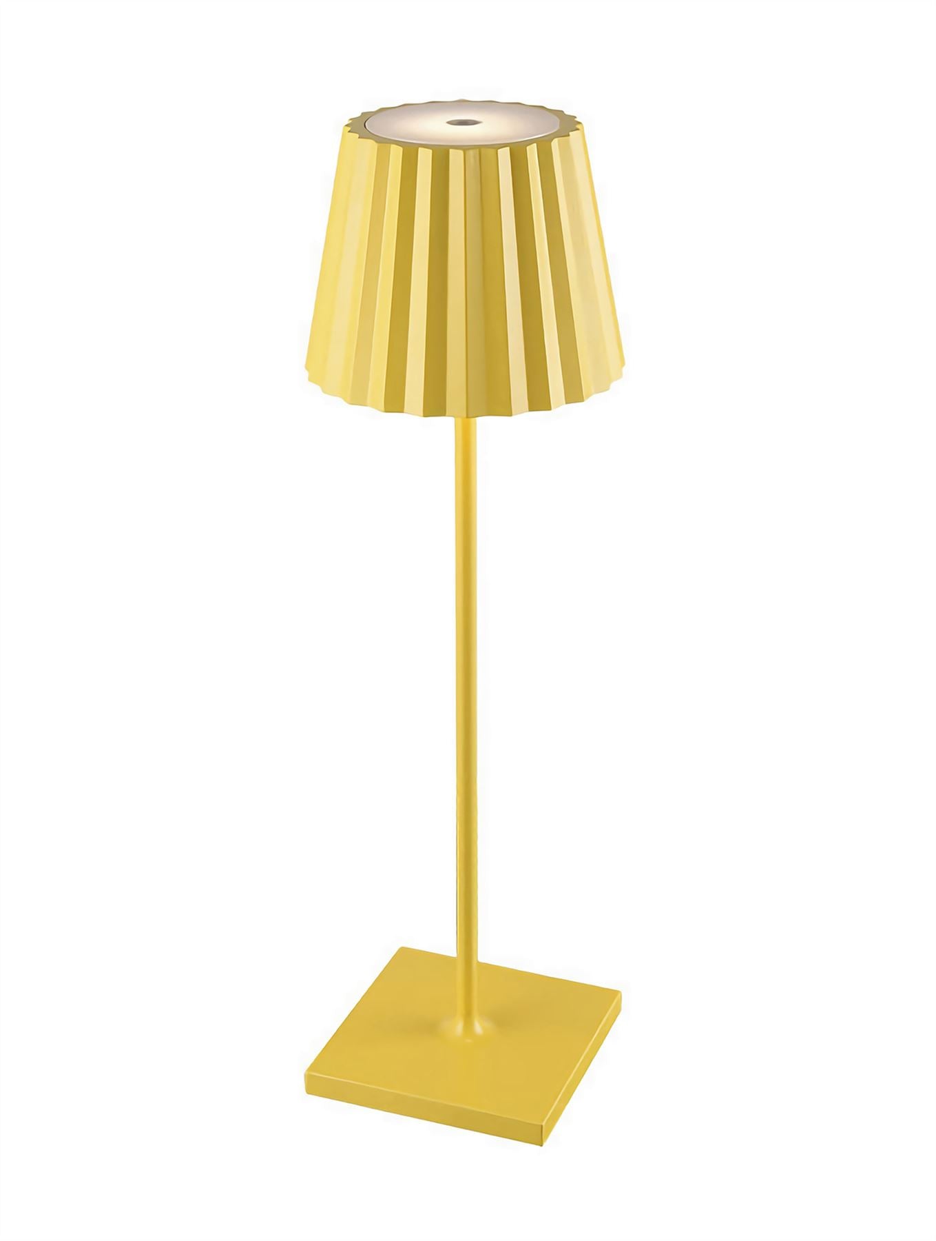 Mantra Fusion K2 Cordless K2 Rechargeable Battery Operated Table Lamp, 2.2W LED, 3000K, 188lm, IP54, USB Charging Cable Included, Yellow, 3yrs Warranty