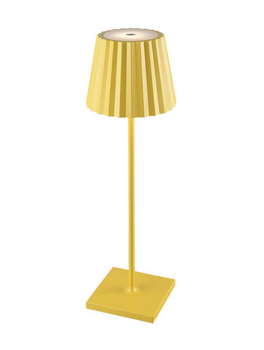 Mantra Fusion K2 Cordless K2 Rechargeable Battery Operated Table Lamp, 2.2W LED, 3000K, 188lm, IP54, USB Charging Cable Included, Yellow, 3yrs Warranty