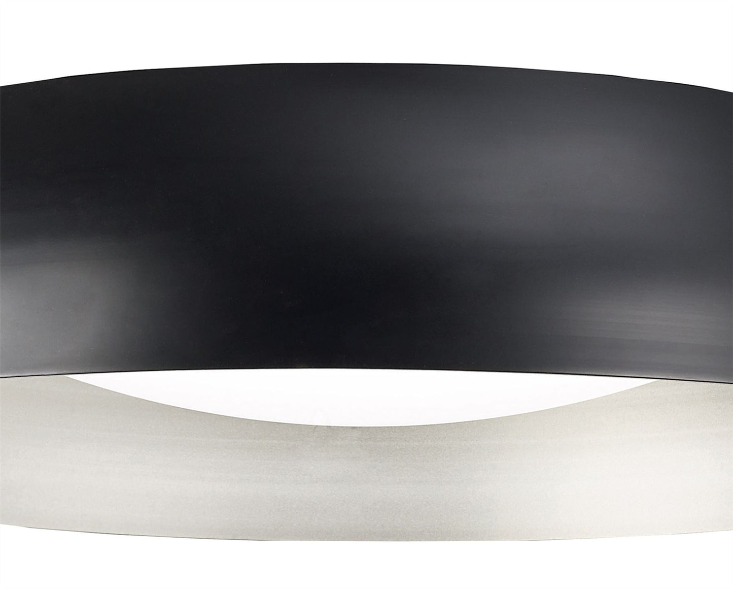 Mantra M4848 Argenta Ceiling Large 30W LED 3000K, 3000lm, Matt Black/Silver/White Acrylic, 3yrs Warranty - M4848 Ceiling