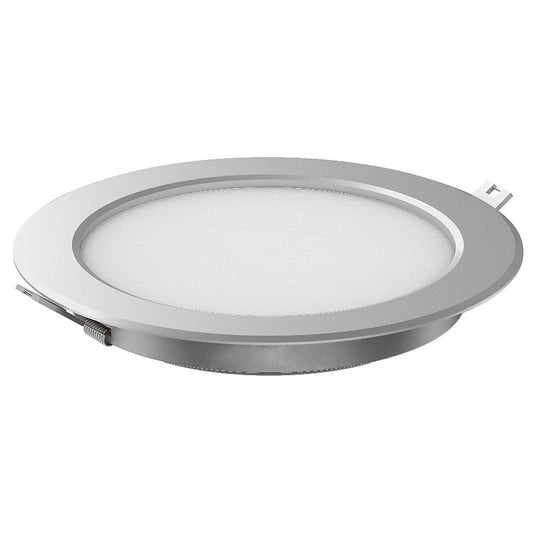 Techtouch Intego Classic Intego Round Classic 6 Inch 12W Warm White 850lm (Aluminium Finish), Cut Out: 165mm, 3yrs Warranty Recessed