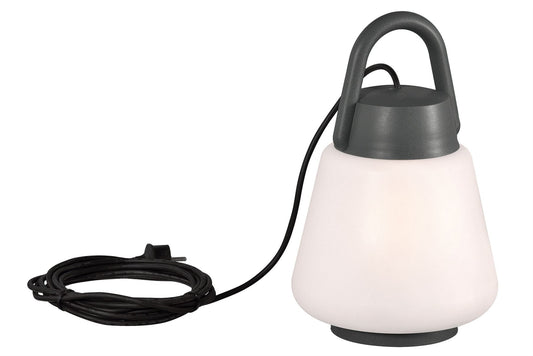 Mantra Fusion M6213 Kinke Table Lamp, 1 x E27, IP65, Anthracite, 2yrs Warranty