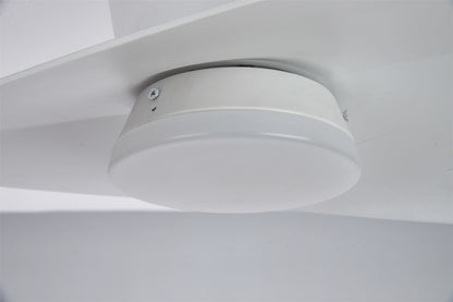 Surfer 112 x 30cm 18W LED Dimmable Ceiling Light With Built-In 40W DC Fan, 3000-5000K Remote Control, 3600lm, White, 5yrs Warranty