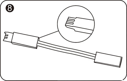 Techtouch Axis Connecting Cable Single Colour 5cm Strip