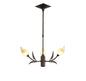 Mantra Holland 56cm Telescopic Pendant 3 Light G9, Brown/Black Oxide
