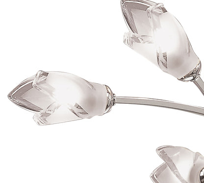 Mantra Pietra Pendant 4 Arm 8 Light G9, Polished Chrome