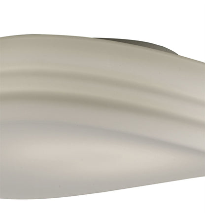Mantra M3623 Mediterraneo Ceiling/Wall 3 Light E27 Large, Frosted White Glass