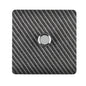 Trendi 1 Gang 2 Way 150w LED Dimmer Screwless 10 Amp Wall Light Switch in Carbon Fibre - ART-LDM150WCF
