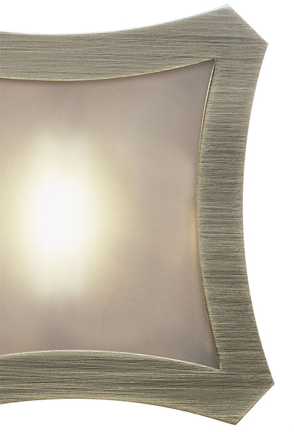 Mantra Rosa Del Desierto Flush Ceiling Large Square 1 Light R7S-78mm, Antique Brass