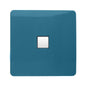 Trendi Switch 1 Gang RJ45 Cat 6 Modern Designer PC Ethernet Socket in Ocean Blue