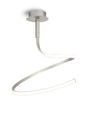 Mantra M4996 Nur Semi Ceiling 30W LED 3000K, 2400lm, Dimmable Silver/Frosted Acrylic/Polished Chrome, 3yrs Warranty - M4996 Ceiling