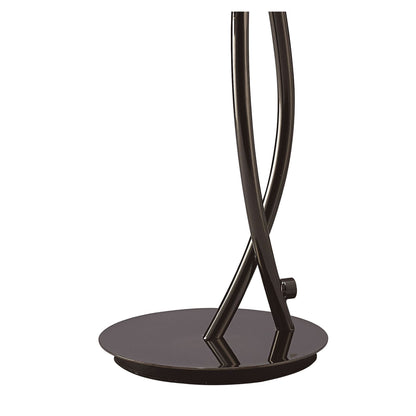 Mantra Eclipse Tall Table Lamp 1 Light G9, Black Chrome