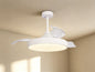 Alaska 50cm 50W LED Dimmable Ceiling Light With Built-In 30W DC Fan, 2700-5000K Remote & APP Control, 3300lm, White, 5yrs Warranty