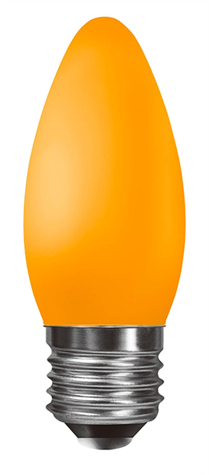 Luxram Decorative Multi-LED Candle E27 0.3W Orange LED