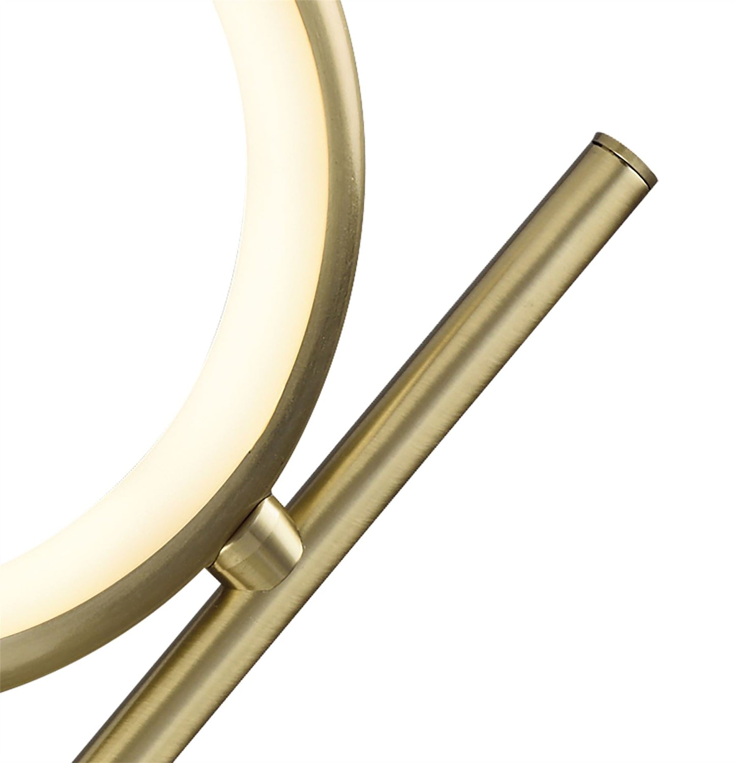 Mantra Olimpia Table Lamp, 8W LED, 3000K, 600lm, IP20, Satin Gold, 3yrs Warranty