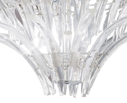 Diyas Sinclair 90cm  12 Light G9 Polished Chrome Ceiling Pendant Light Fitting
