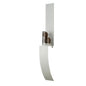 Diyas Home (DH) Lirio Wall Light Mounted Candle Holder 107cm White/Clear Glass
