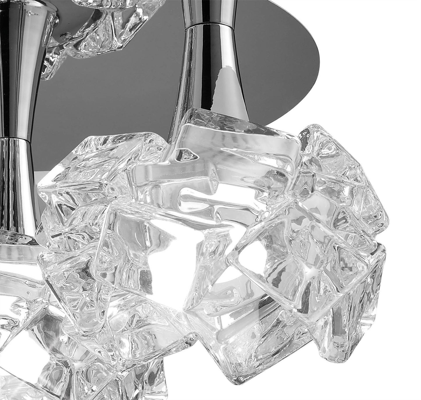 Mantra M3965 Artic Ceiling 3 Light E27 Round Large, Polished Chrome